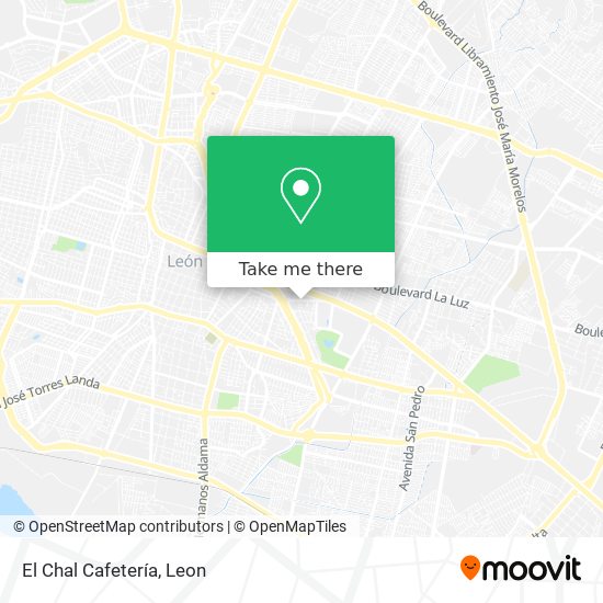 Mapa de El Chal Cafetería