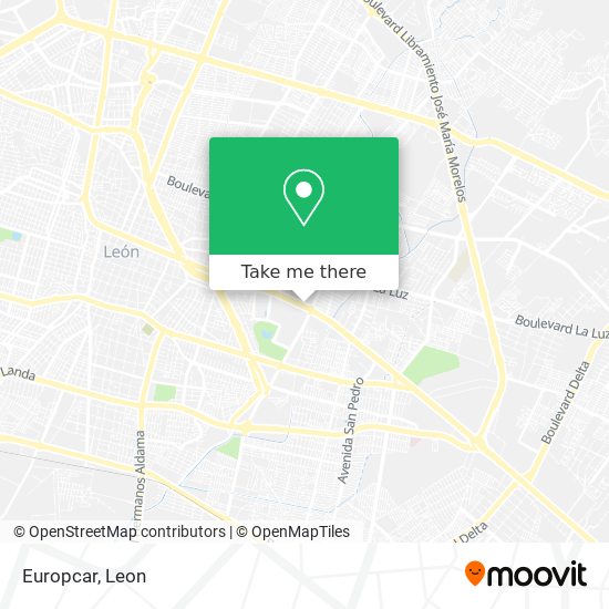 Europcar map