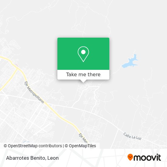 Mapa de Abarrotes Benito