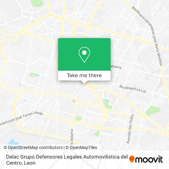 Delac Grupo Defensores Legales Automovilistica del Centro map