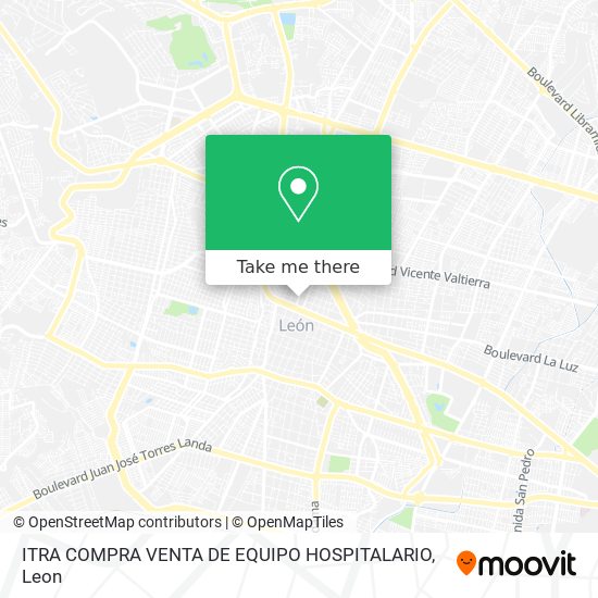 Mapa de ITRA COMPRA VENTA DE EQUIPO HOSPITALARIO