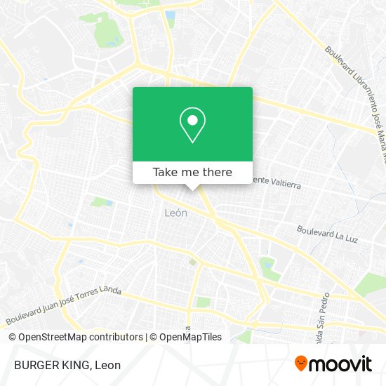 BURGER KING map