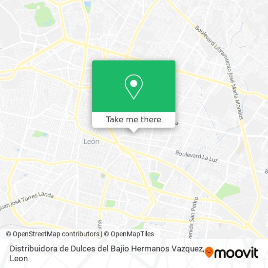 Distribuidora de Dulces del Bajio Hermanos Vazquez map