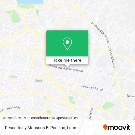 How to get to Pescados y Mariscos El Pacifico in León by Bus?