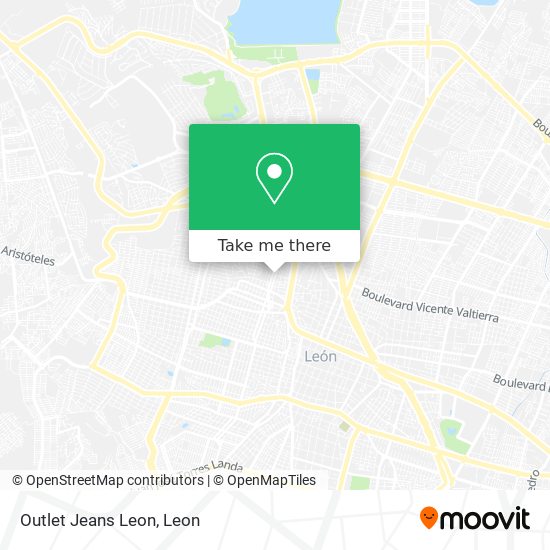 Outlet Jeans Leon map