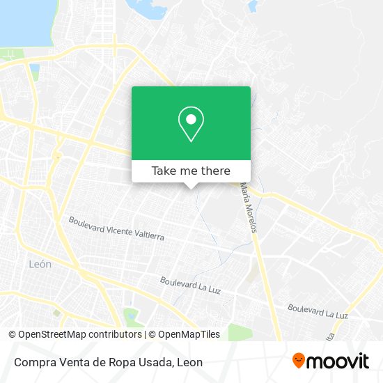 Mapa de Compra Venta de Ropa Usada