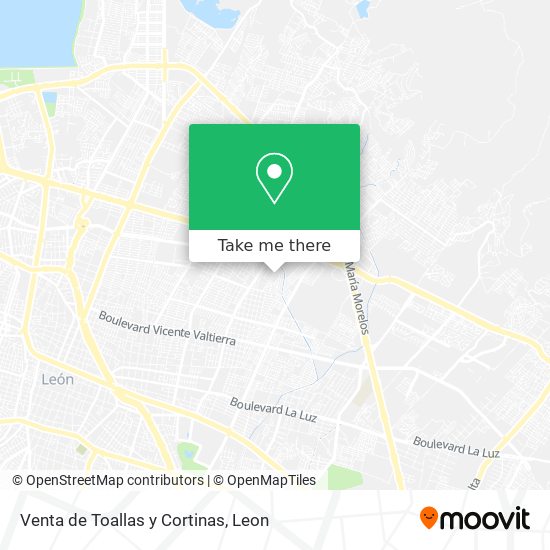 Venta de Toallas y Cortinas map