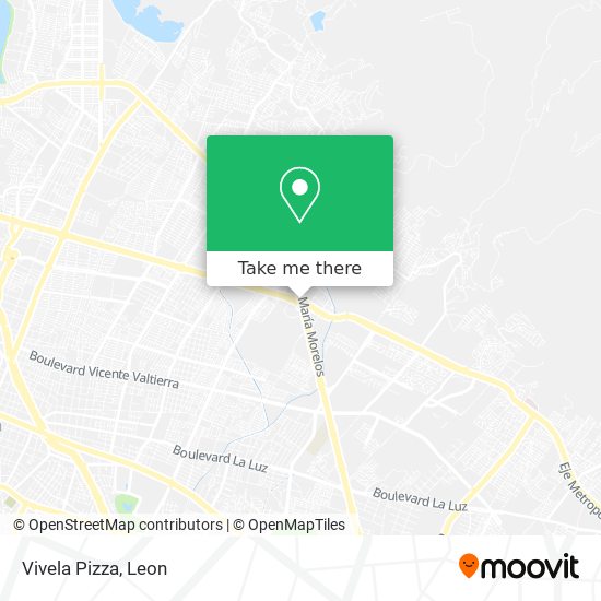 Vivela Pizza map