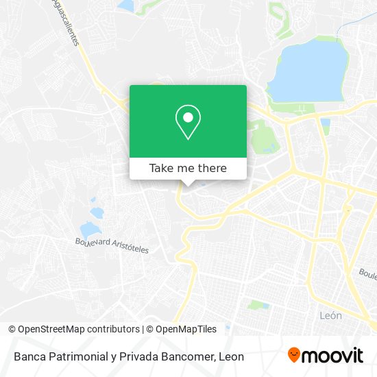 Banca Patrimonial y Privada Bancomer map