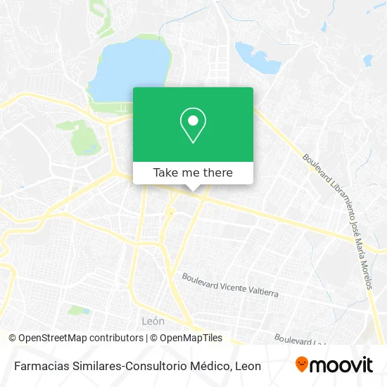 Mapa de Farmacias Similares-Consultorio Médico