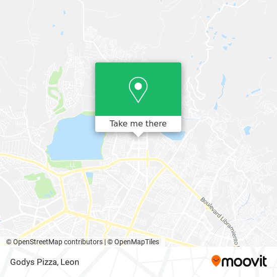 Godys Pizza map