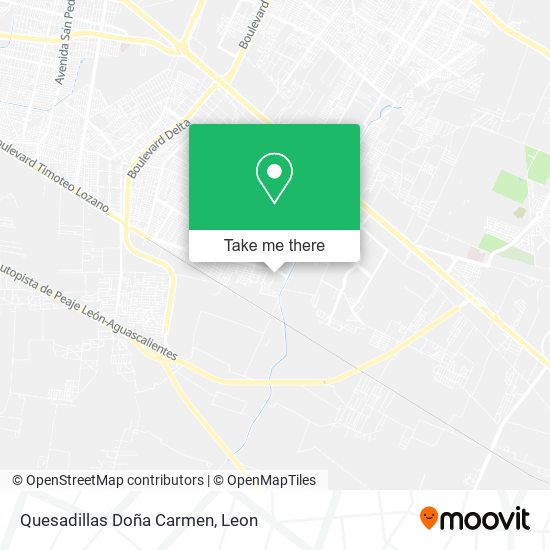 Mapa de Quesadillas Doña Carmen