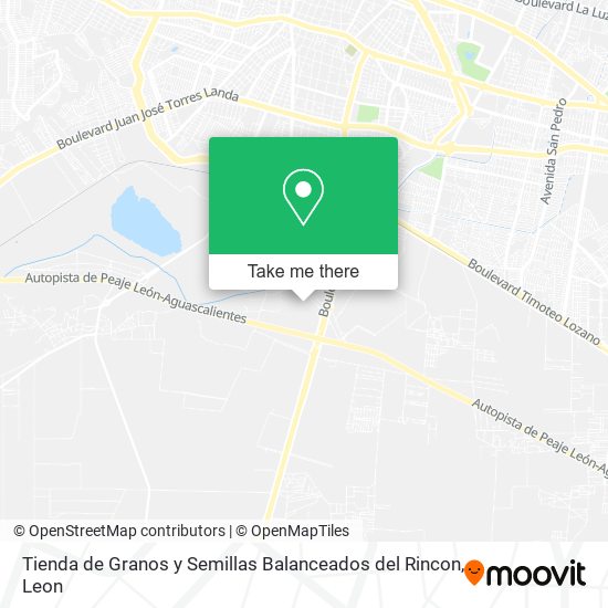 Tienda de Granos y Semillas Balanceados del Rincon map