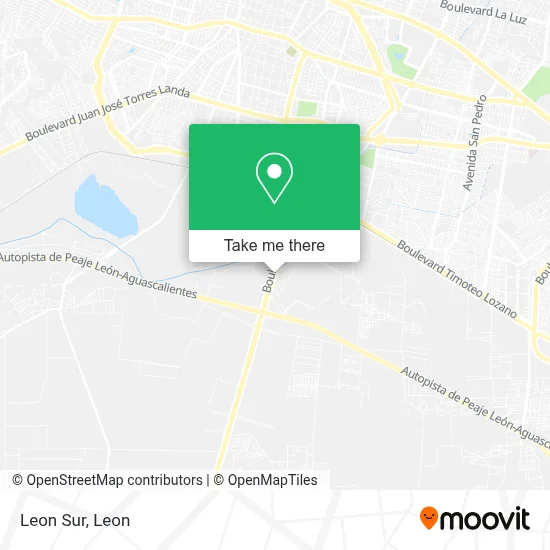 Leon Sur map