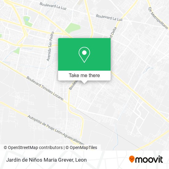 Jardín de Niños María Grever map