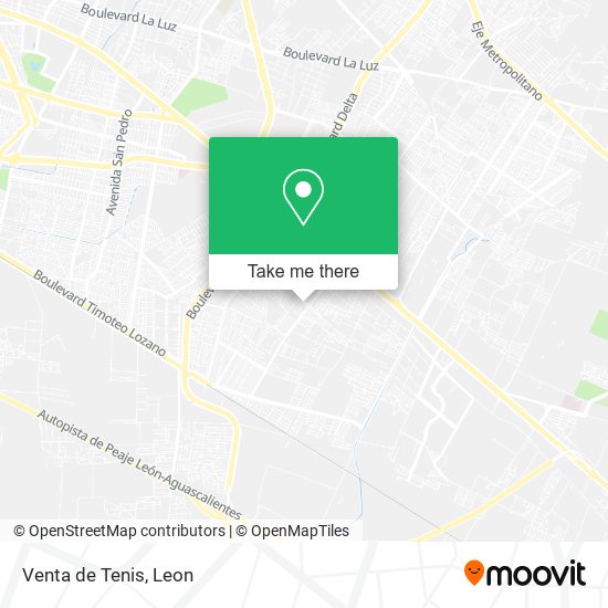 Venta de Tenis map