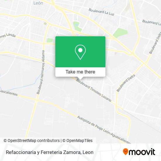 Refaccionaria y Ferreteria Zamora map