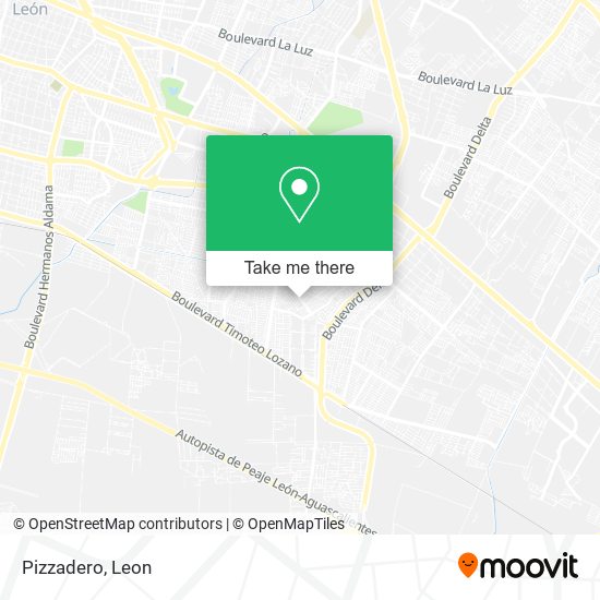 Pizzadero map