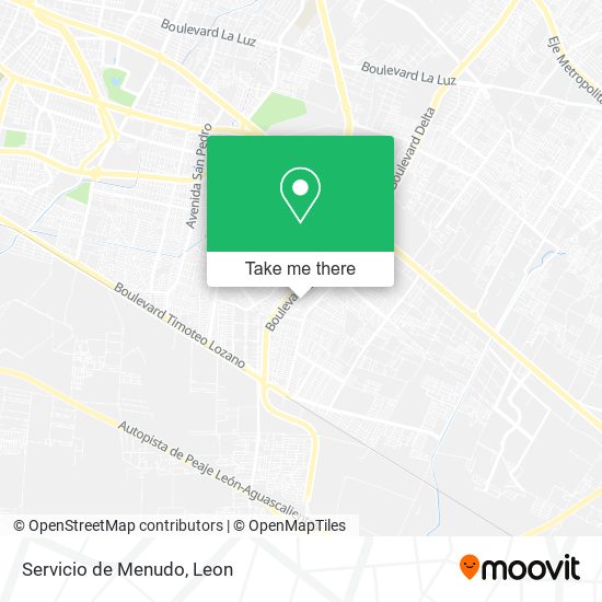 Servicio de Menudo map