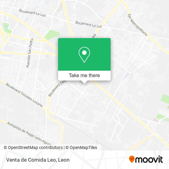 Venta de Comida Leo map