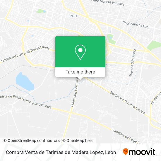 Compra Venta de Tarimas de Madera Lopez map