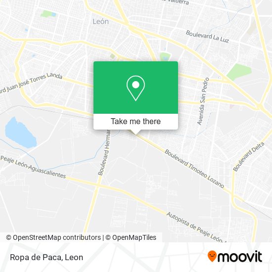 Mapa de Ropa de Paca