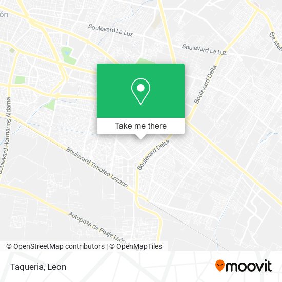 How to get to Taqueria in León by Bus?