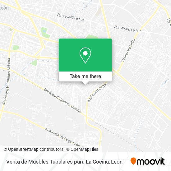 Venta de Muebles Tubulares para La Cocina map