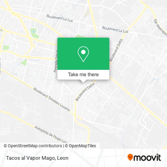 Tacos al Vapor Mago map