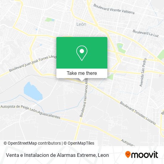 Mapa de Venta e Instalacion de Alarmas Extreme