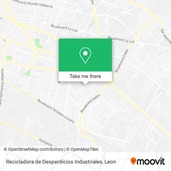 Recicladora de Desperdicios Industriales map