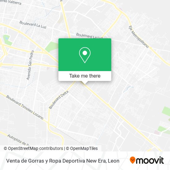 Mapa de Venta de Gorras y Ropa Deportiva New Era