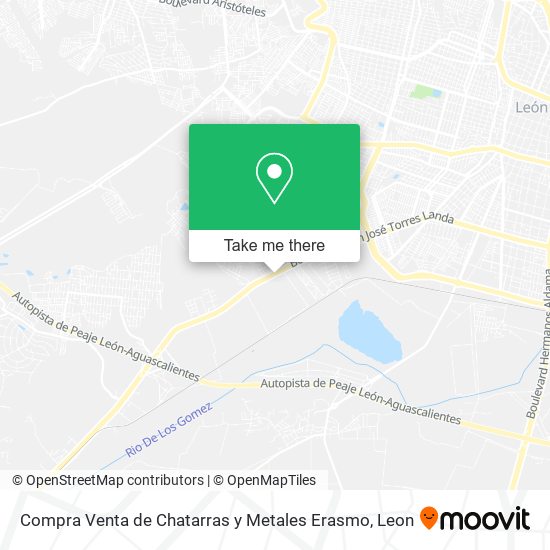 Compra Venta de Chatarras y Metales Erasmo map