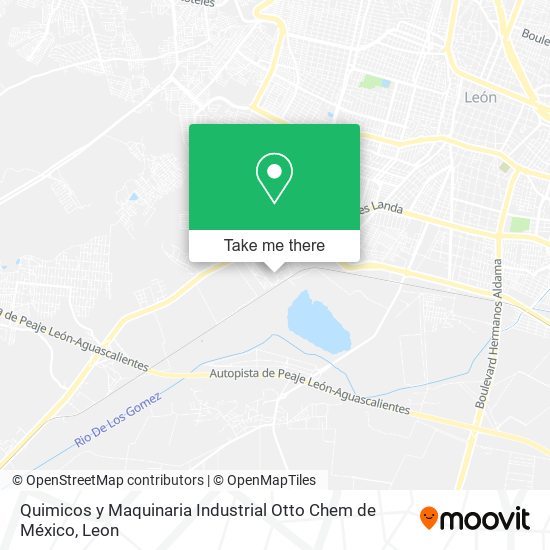 Quimicos y Maquinaria Industrial Otto Chem de México map