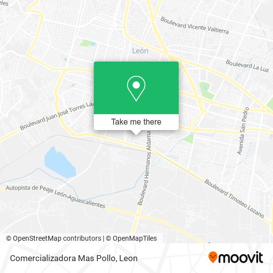 Comercializadora Mas Pollo map