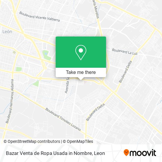 Bazar Venta de Ropa Usada in Nombre map