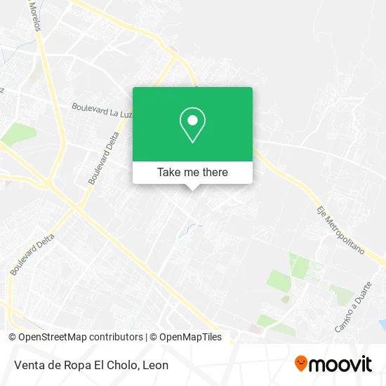 Venta de Ropa El Cholo map