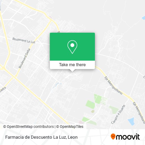 Farmacia de Descuento La Luz map