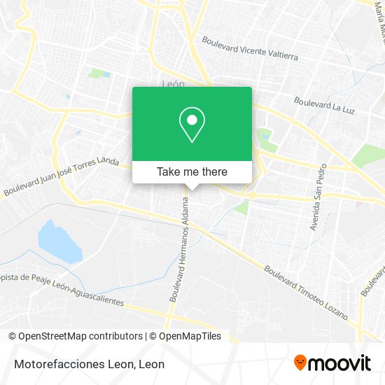 Motorefacciones Leon map