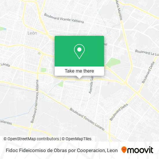 Fidoc Fideicomiso de Obras por Cooperacion map