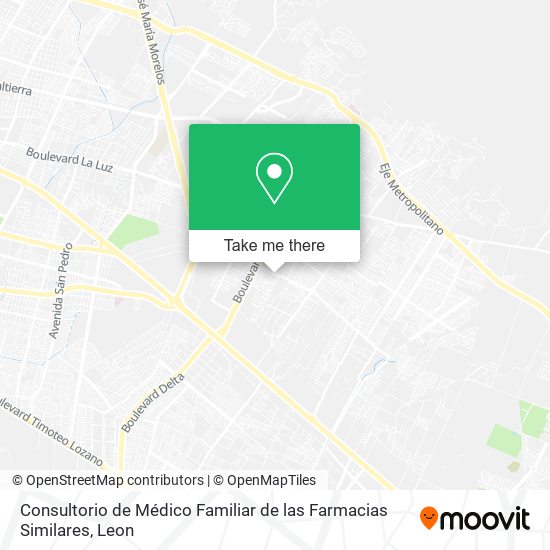 Consultorio de Médico Familiar de las Farmacias Similares map