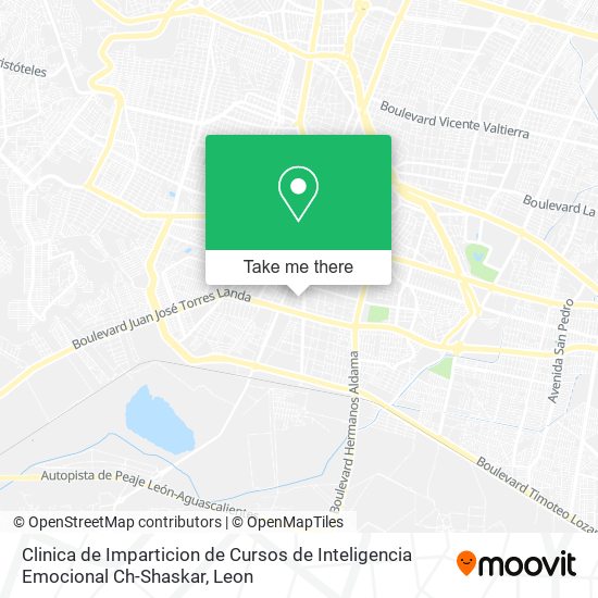 Clinica de Imparticion de Cursos de Inteligencia Emocional Ch-Shaskar map
