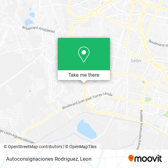 Autoconsignaciones Rodriguez map