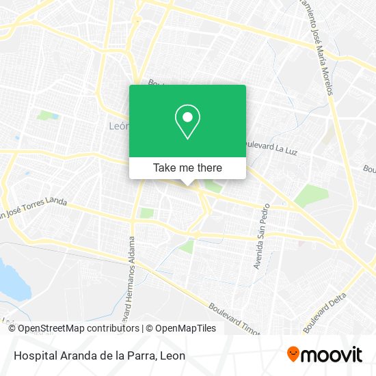 Hospital Aranda de la Parra map