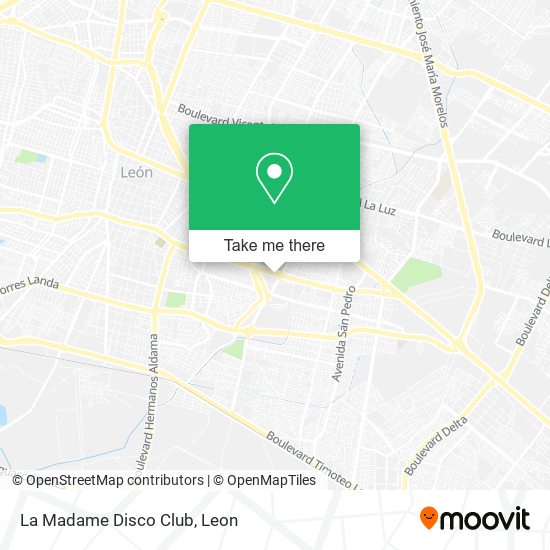 La Madame Disco Club map