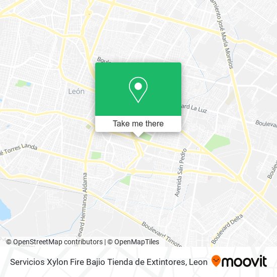 Servicios Xylon Fire Bajio Tienda de Extintores map