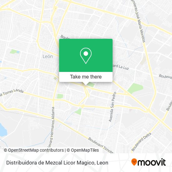 Distribuidora de Mezcal Licor Magico map