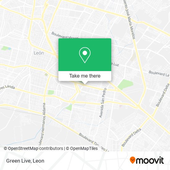 Green Live map