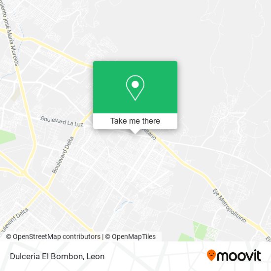 Mapa de Dulceria El Bombon