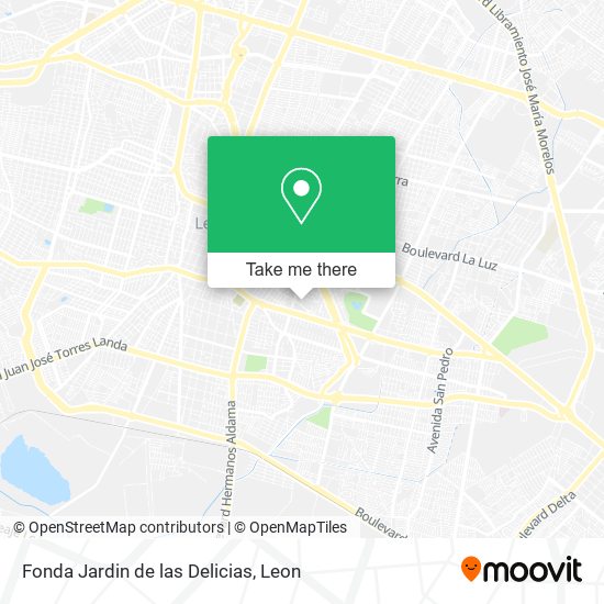 Mapa de Fonda Jardin de las Delicias